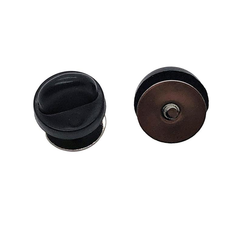 Set of 50 PVC Rubber Pin Backs Pin Backings Tie Tacks Blank Pins with Rubber Pin Backings Pin Backs for Women Girl Teen