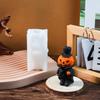 Flexible Silikonform Halloween Kürbisform Kerzenformen Duftende Aromatherapien Herstellungsform Handgefertigte Ornamentform