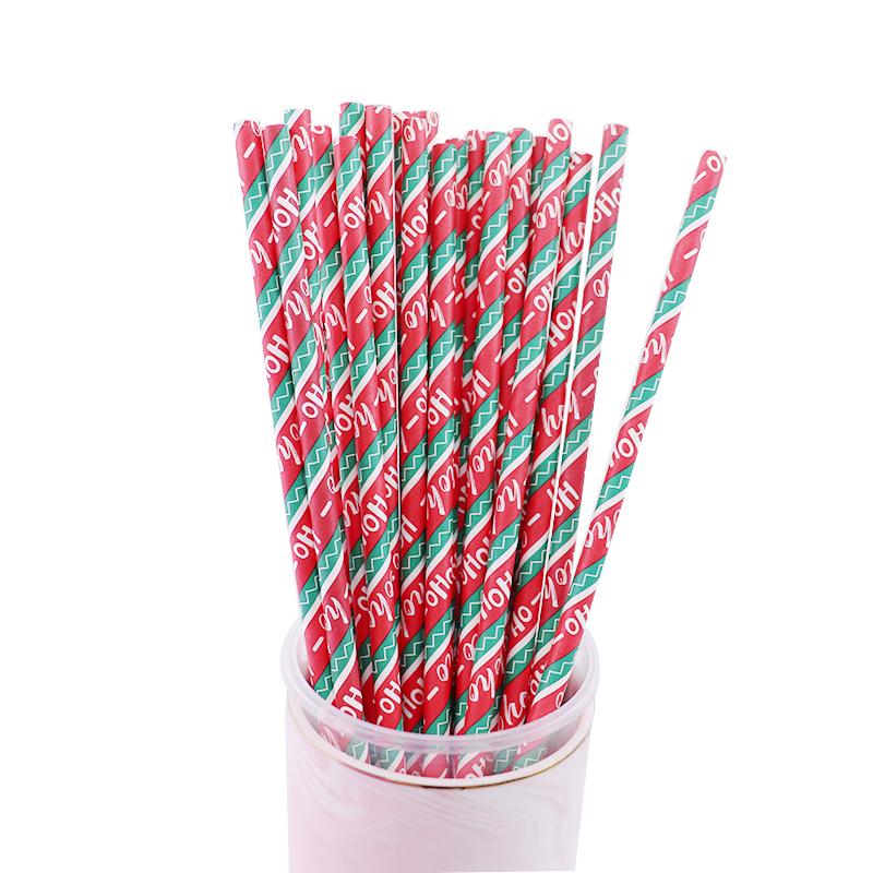 25 buc Paie de Băut de Unică Folosință din Hârtie Colorată, Folie Aurie/Argintie Curcubeu, Decor de Crăciun, Nuntă, Zi de Naștere, Articole de Petrecere