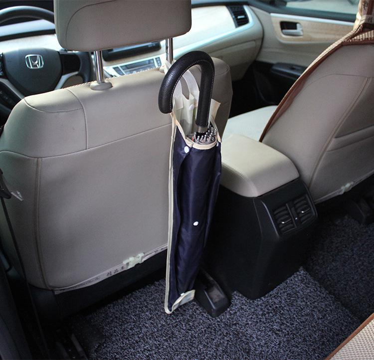 

Водонепроницаемая сумка для хранения автомобильного зонта: Органайзер на спинку сиденья из ткани Оксфорд темно-синий