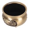 Brass Incense Burner Rustproof Decorative Metal Incense Burner Holder with Incense Stick Holder