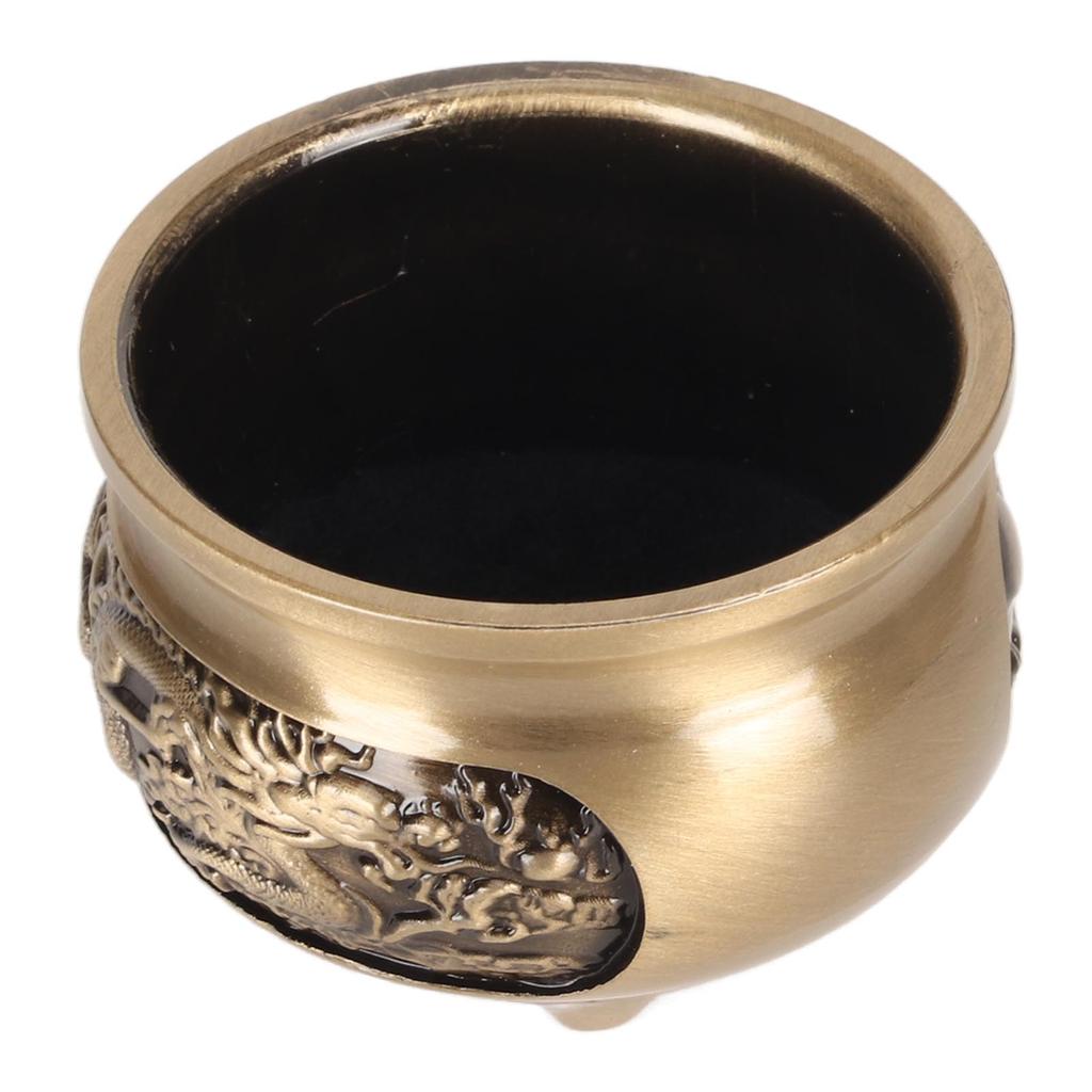 Brass Incense Burner Rustproof Decorative Metal Incense Burner Holder with Incense Stick Holder