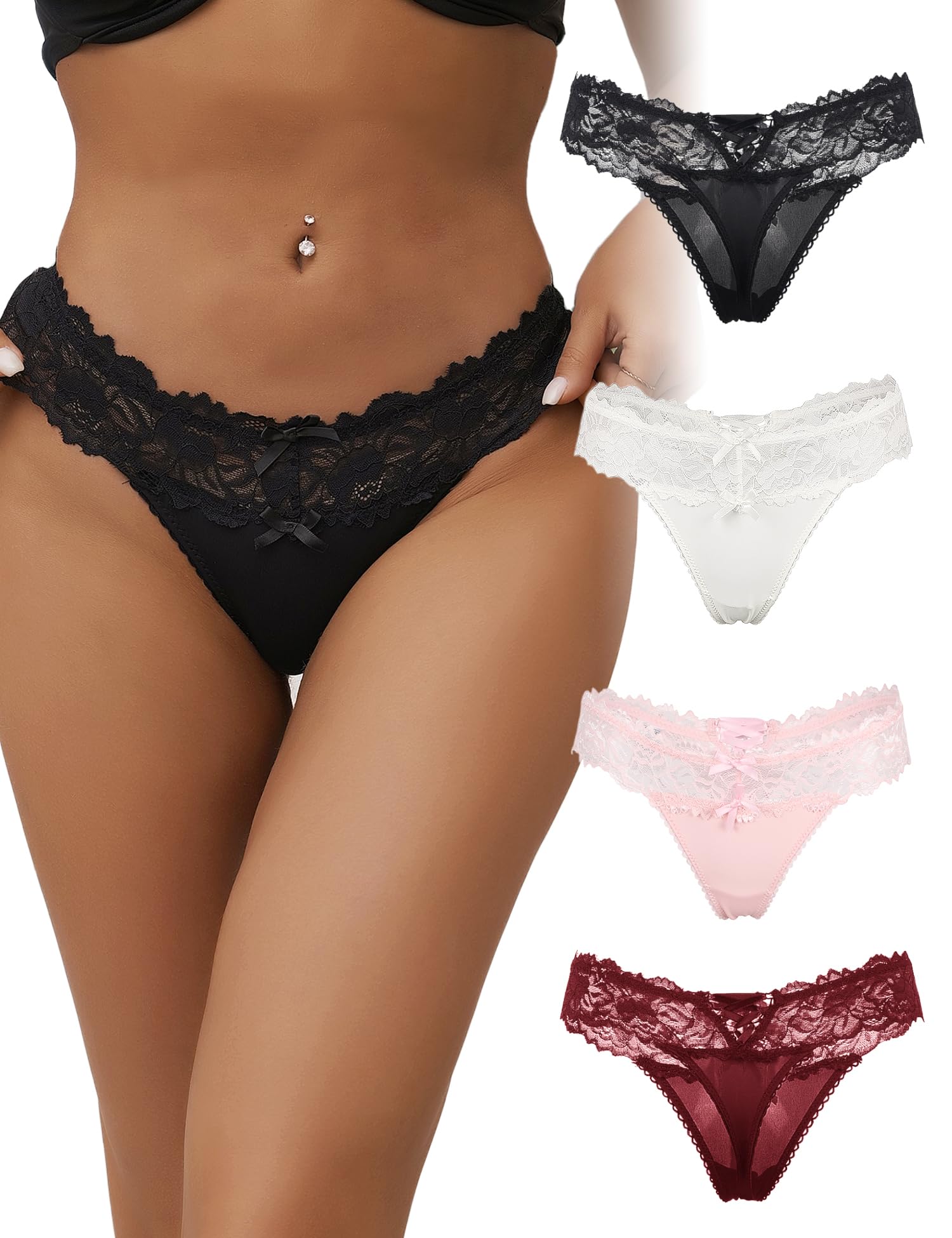 

Сексуальные трусики Милое кружево Лента Плюс цветочный [comeondear] Женский комплект, Трусики, Размер, Приятный для кожи, Эластичный, Мягкий, Принт, Трусики с низкой посадкой,