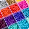 2mm Multicolor Seed Beads Jewelry Making Kit Beads for Bracelets Bead Craft Kit Set, Glass Seed Letter  DIY Art and Craft