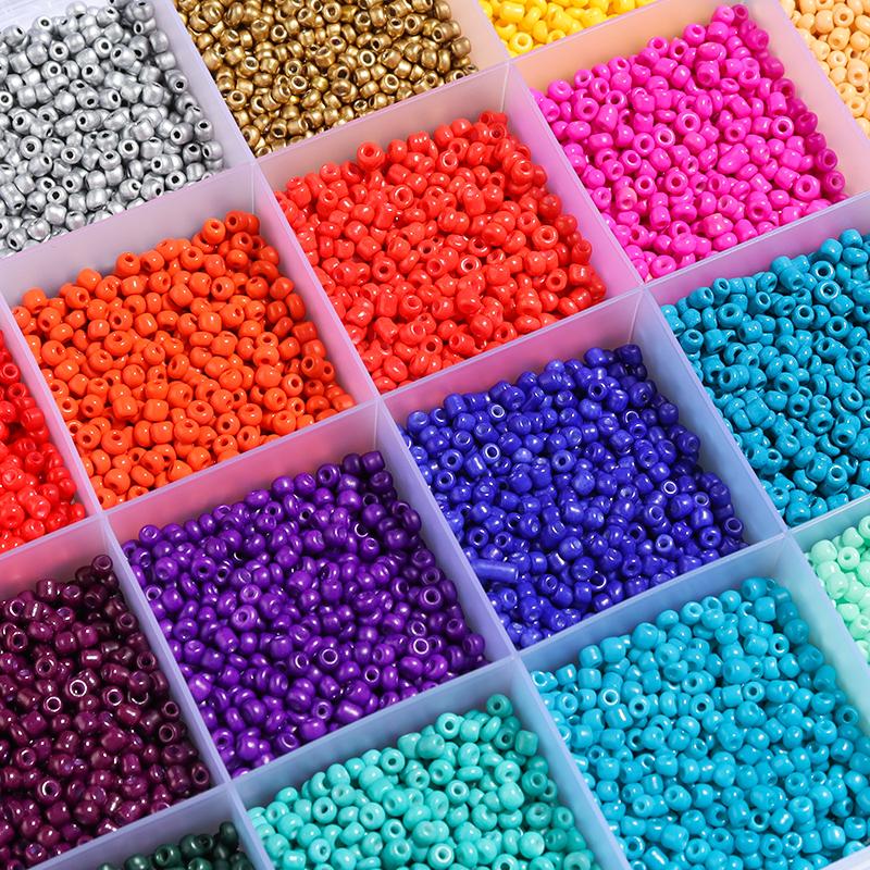 2mm Multicolor Seed Beads Jewelry Making Kit Beads for Bracelets Bead Craft Kit Set, Glass Seed Letter  DIY Art and Craft