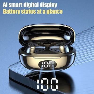 Bluetooth 5.2 fones de ouvido sem fio baixo fone estéreo verdadeiro cancelamento ruído sem fio bluetooth com caso carregamento