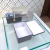 Children's Password Lock Storage Tin Box - Metal Iron Flip-Top Square Container