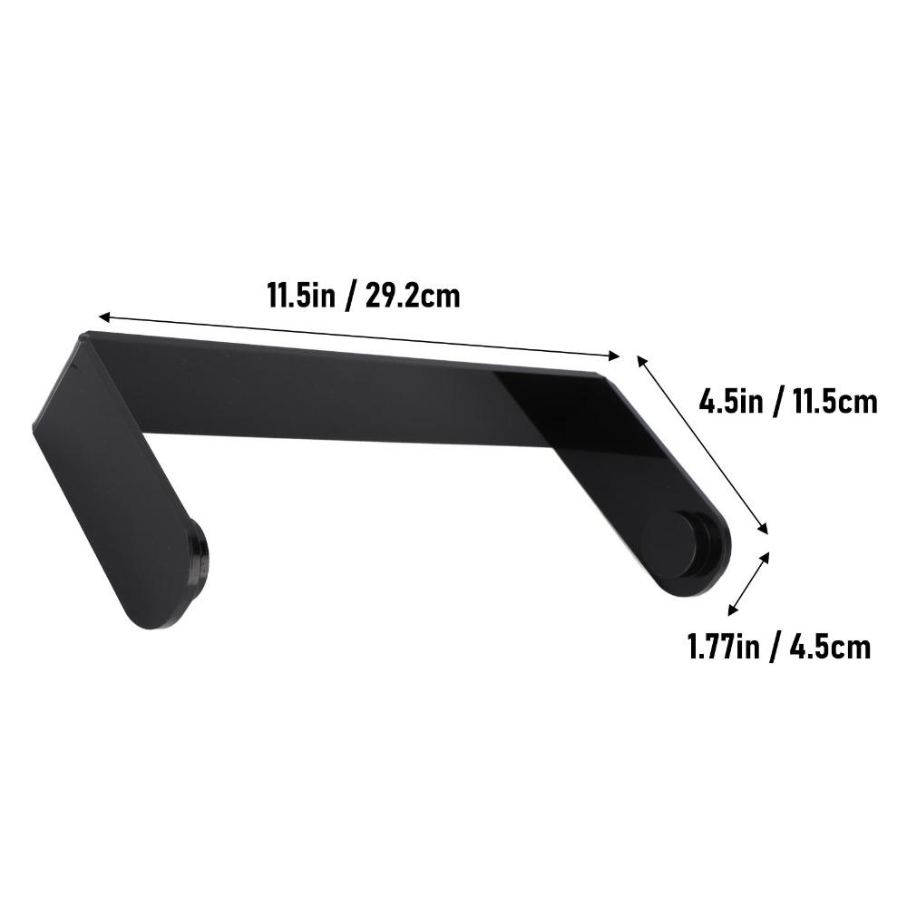 Acrylic Paper Towel Holder Self Adhesive Paper Towel Rack Kitchen Bathroom Laundry Room