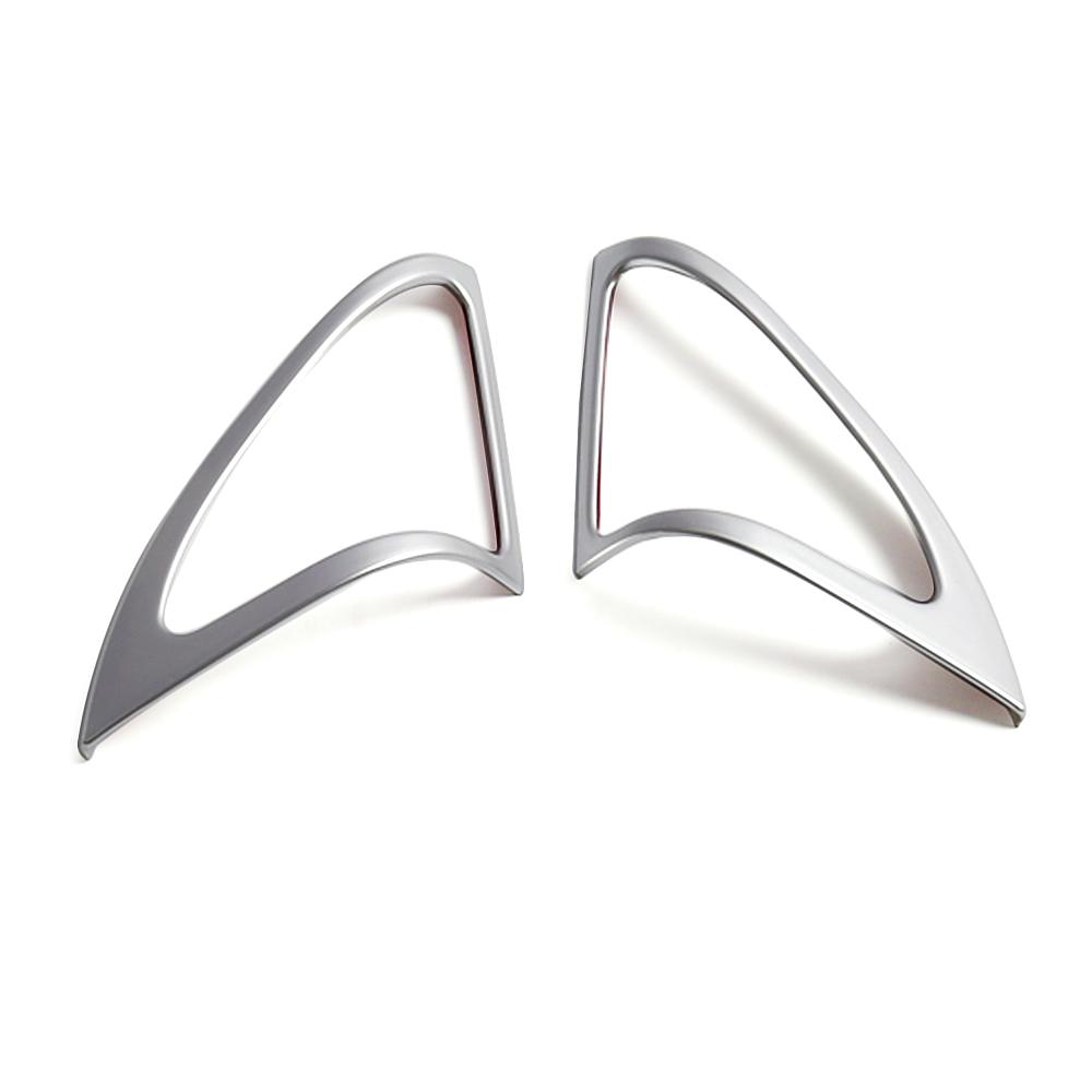 For Mercedes Benz A GLA Class W176 X156 Interior Door Audio Speaker Decoration Frame Trim Cover Ring Matte Silver Color