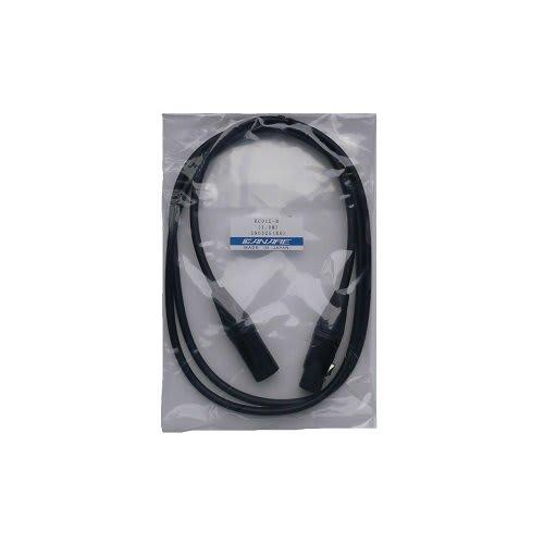 CANARE XLR Microphone Cable with Neutrik Connector, Black, 1.5m, EC015-B/Black