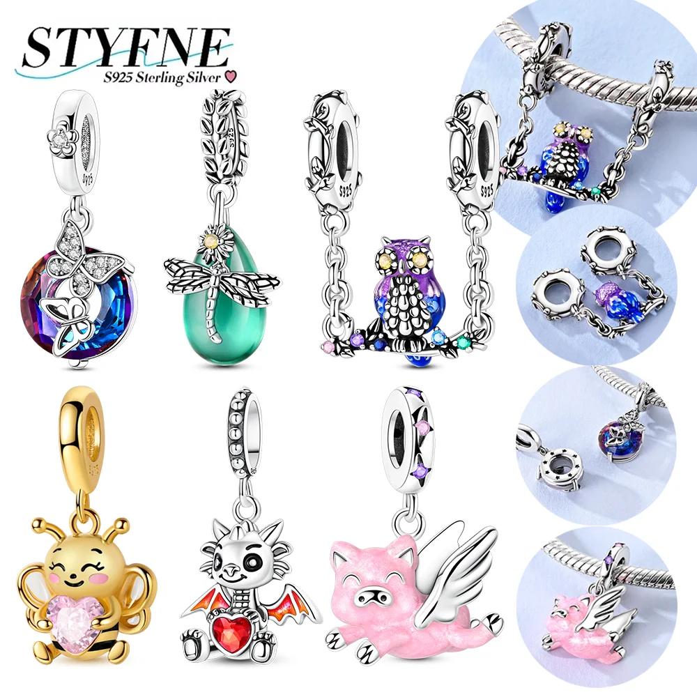 Charm Bead Charms copper Animal Collection Owl Bead Charms Bracelets for Charm Bead Charms Plata Originales Brand Bead Charms Do It Yourself Jewellery