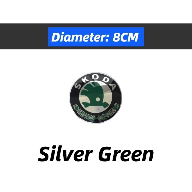 2026 Hot For SKODA 8CM 9CM Car Front Emblem Sticker Rear Trunk Badge for Skoda Octavia Fabia 1 2 Rapid Superb A5 A7 Karoq Yeti V