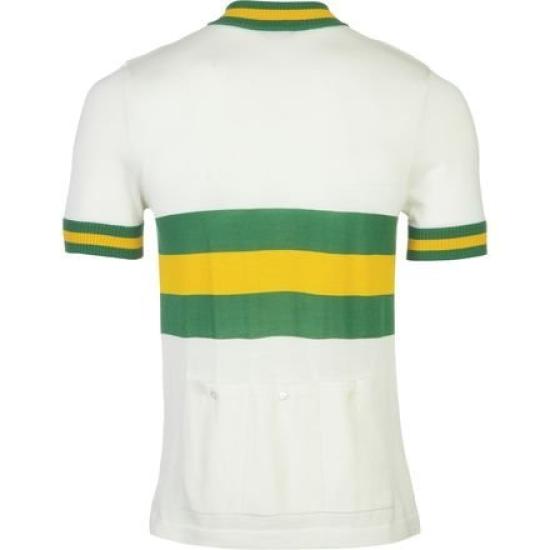 Demarchi AUSTRALIA 1972 Wool Jersey x Yellow x Green MCDMS2525-L, Off-White
