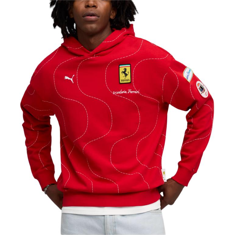 Puma Scuderia Ferrari HP Monza Fashion Comfortable Versatile Hoodie Men hoodies 632757-02
