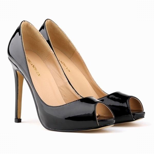 Women Pumps Platform Stilettos Summer 11cm Sexy Open Toe High Heels Sandals Elegant Peep Toes Pumps Wedding Shoes