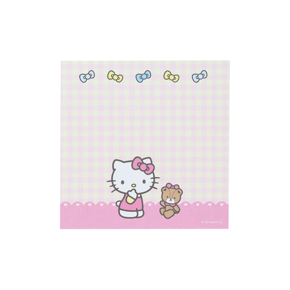 Stationery Sanrio Characters Goods Memo Pad Square Hello Kitty Pink S2849216 Sun-Star