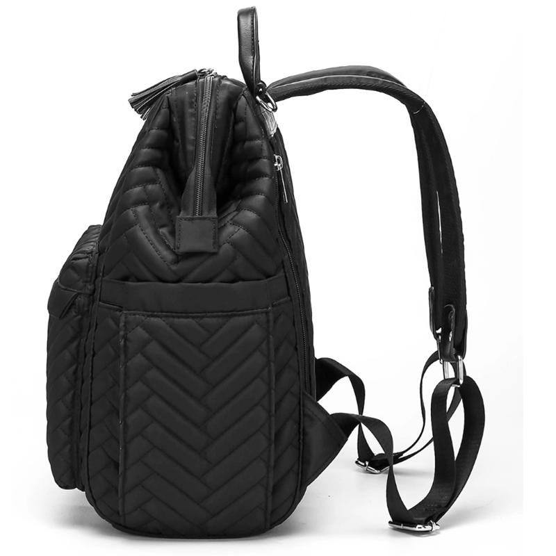 5Pcs/Set Fashion Mummy Maternity Nappy Bag Large Capacity Nappy Bag Travel Backpack Nursing Bag For Baby Care Women Fashion Bag