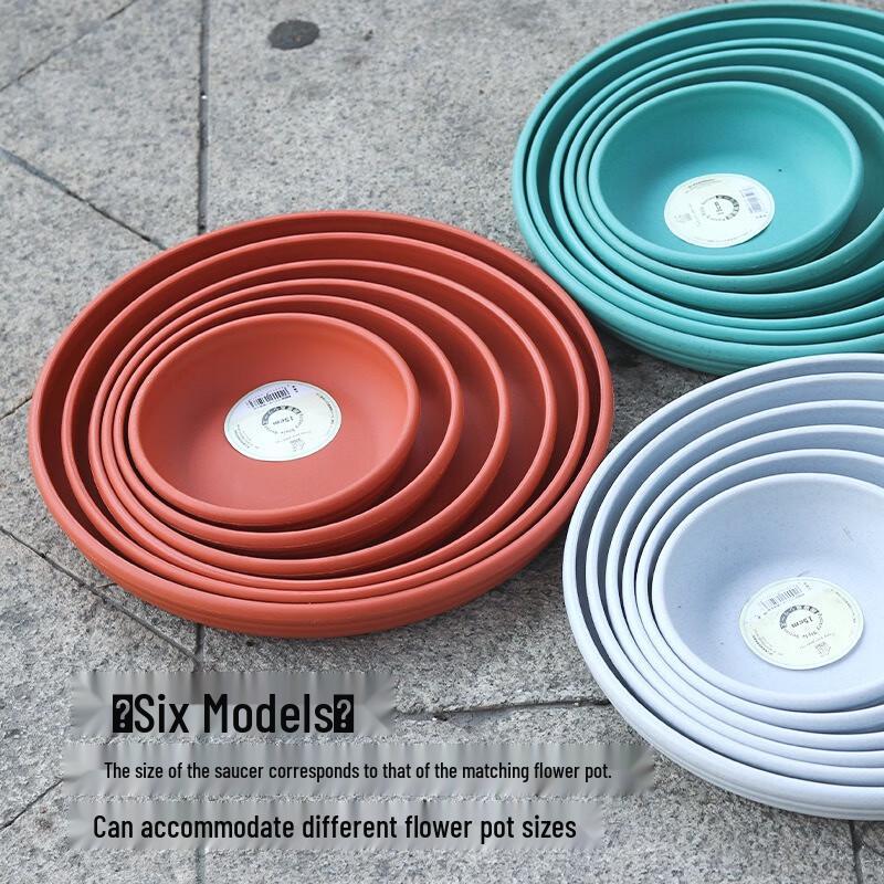 Lilang Trädgårdstjockad Oregelbunden Blomkruka Droppfat