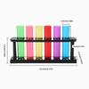 ABS Plastic Graduated Test Tubes Set Clear ABS Droppers Pipettes with Scale for Liquid Transfer School Lab Experiments
