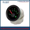 ELING Universal Waterproof 52mm Fuel Level Gauge 0-190ohm 240-33ohm Signal Adjustable with 8 Colors Backlight Fit Car Boat Yacht