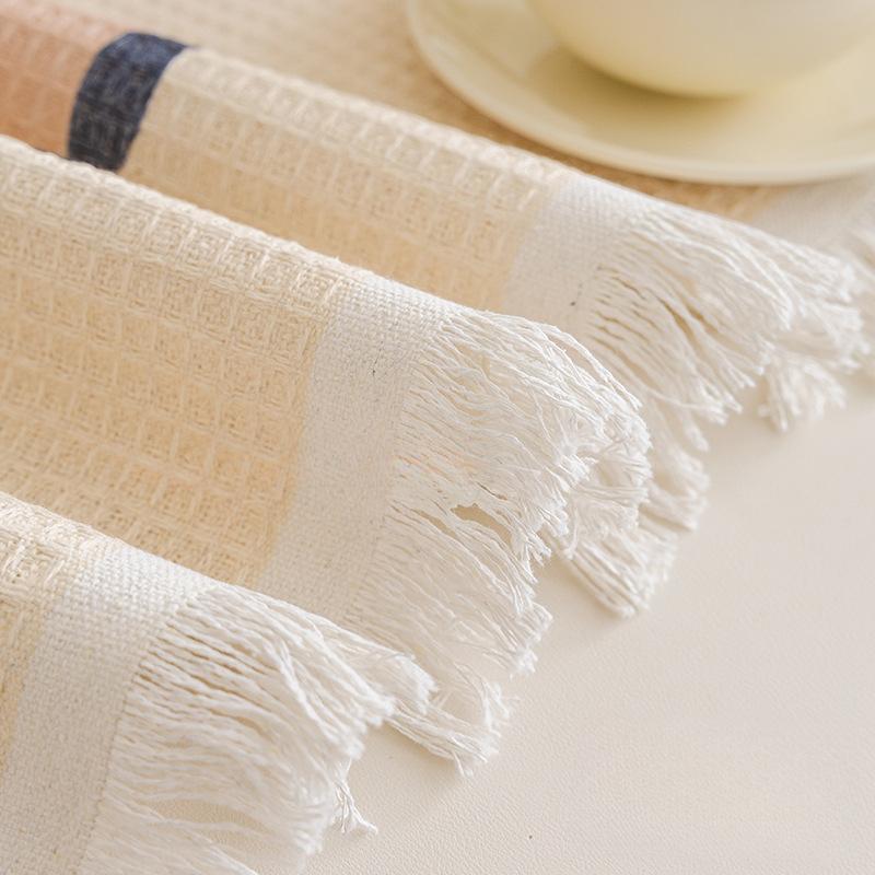 Полотенце для дивана из хлопка и льна — фото 5