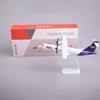 ATR FedEx Airways 28cm 1/100 Scale Diecast Metal Alloy Aircraft Model Miniature Airplane With Plane Stand Decoration