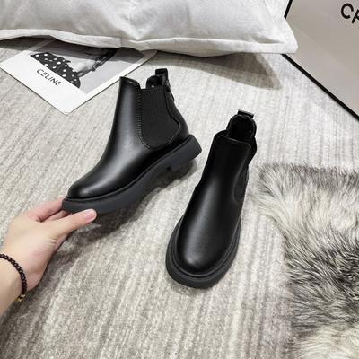Autumn New Fashion Versatile Korean Version Trend Comfortable Boots Single Boots Flat Shoes Fashion Boots Women'S Boots