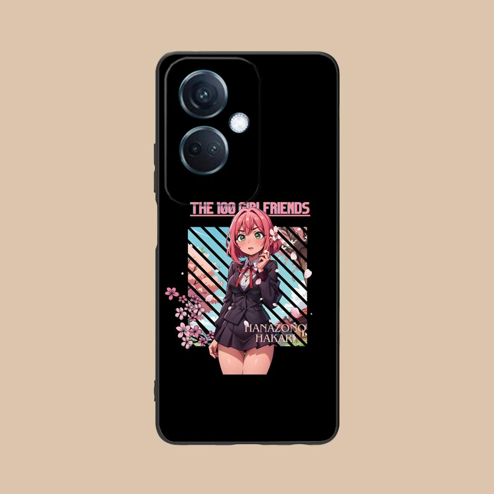 Anime Hakari Hanazono Matte TPU Mobile Phone Case for OPPO Reno 14 13 12 11 10 9 8 7 6 5 F T Pro 5G Colorful Printing Cover
