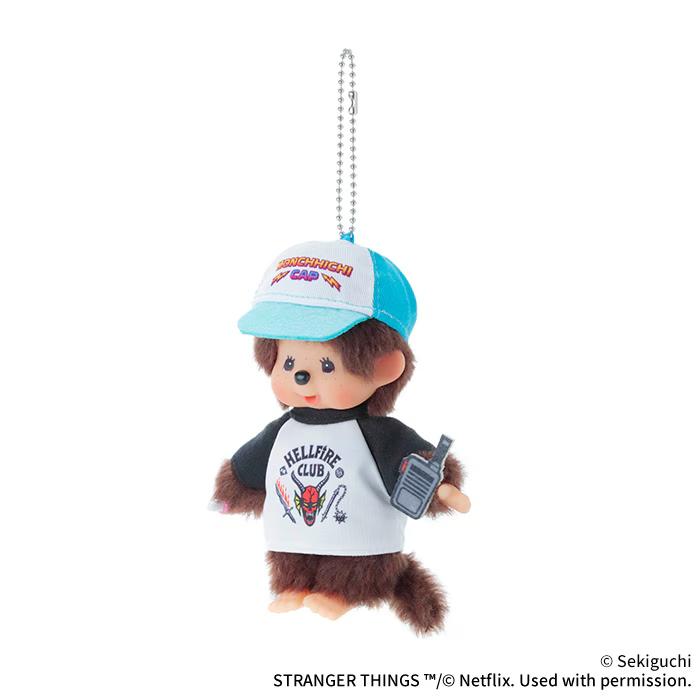 Monchhichi x Stranger Things Keychain Hellfire Club Ver. Plush Mascot PSL
