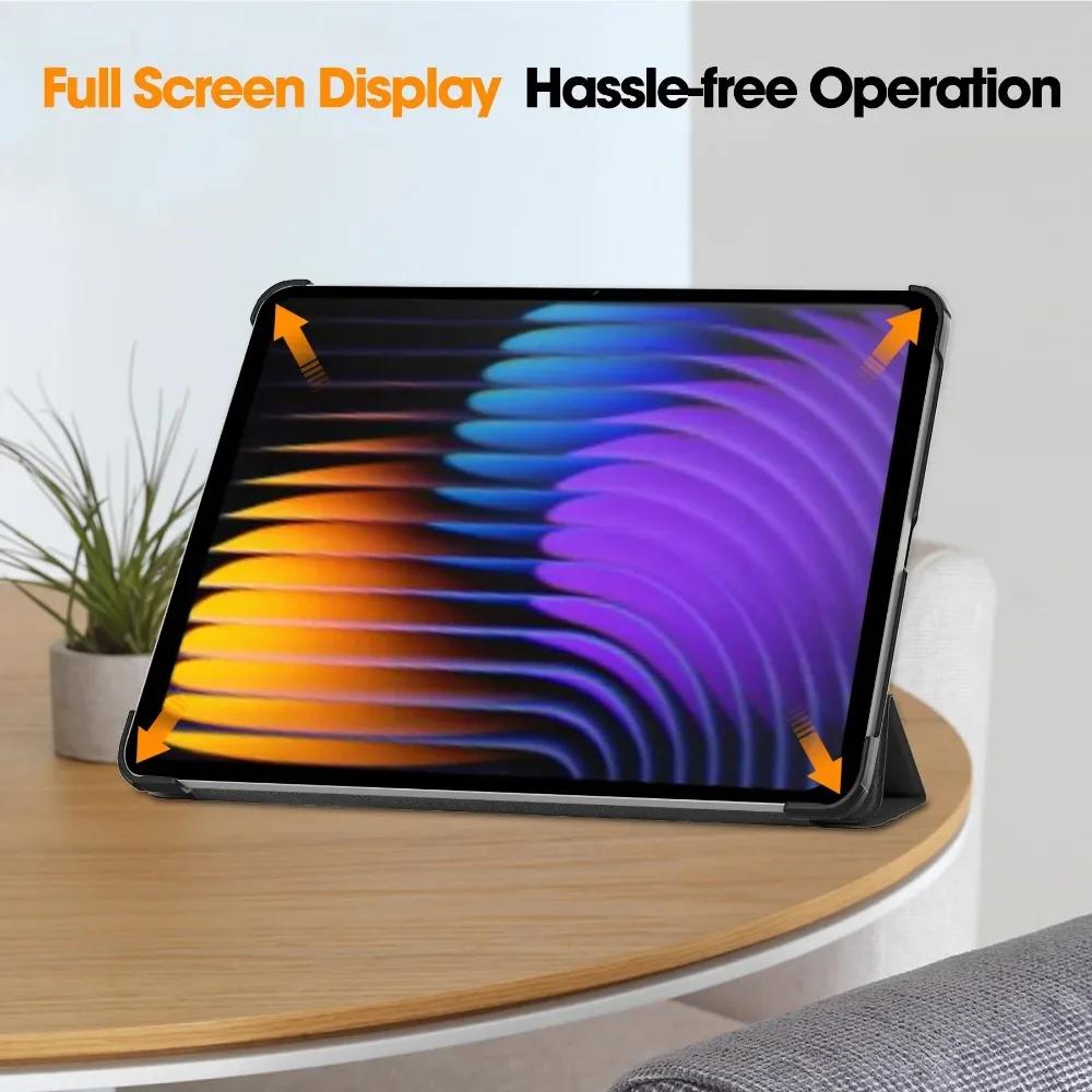 For Pad 7 Case 11.2 Inch Tri-Folding Flip Stand Case Funda For Pad 7 Pro Mi Pad 7 with Auto Sleep Cover
