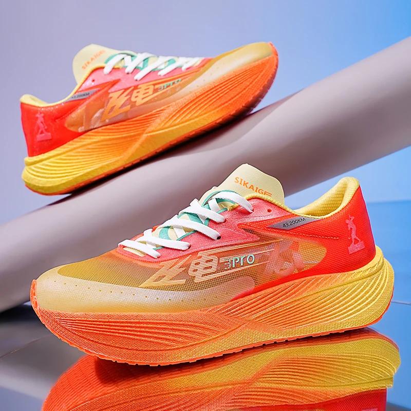 

Кроссовки для марафона PRO Supercritical E-TPU с амортизацией для бега на открытом воздухе, сверхлегкие сетчатые кроссовки для фитнеса 36 оранжевый