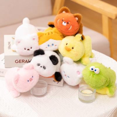 Animal Flip Puppy Turns Into Cat Doll Plush Toy Bunny Doll Girl Bag Small Pendant