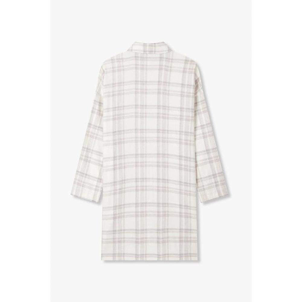 Emporio Armani Women S Check Pattern Logo Pocket Shirt dreSS  0825318501 