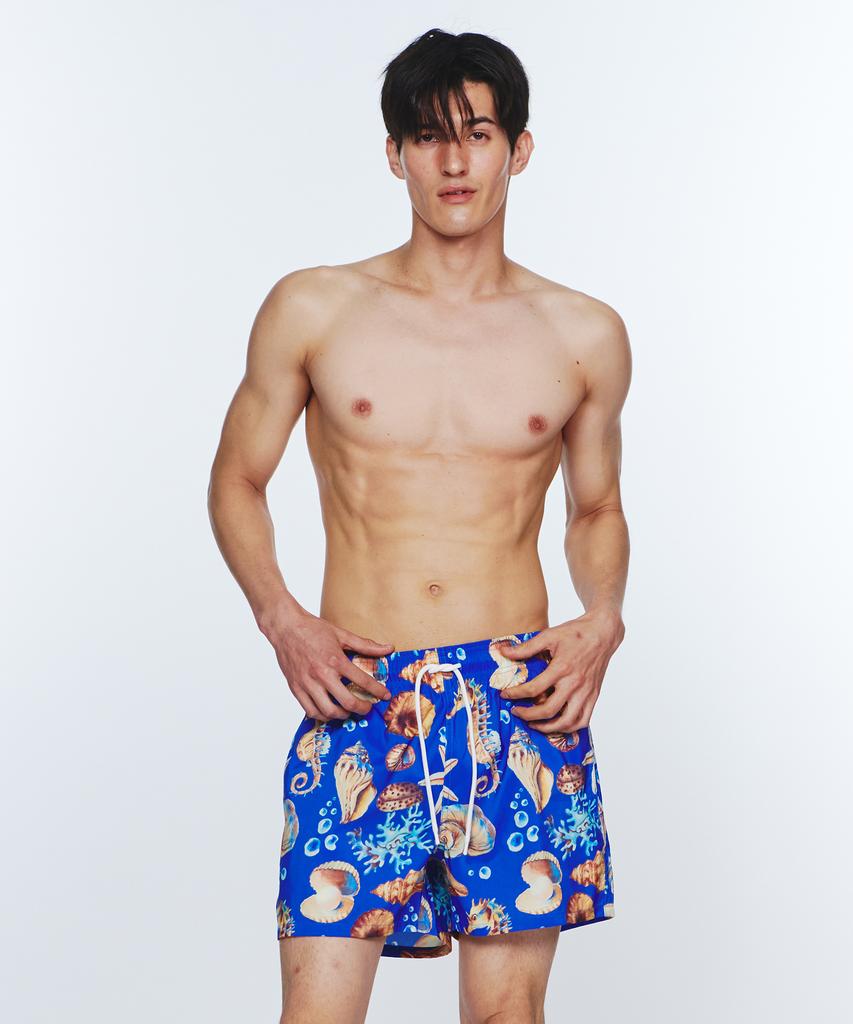 Dillaispul Marine Breeze Swim Trunks - Ocean Blue