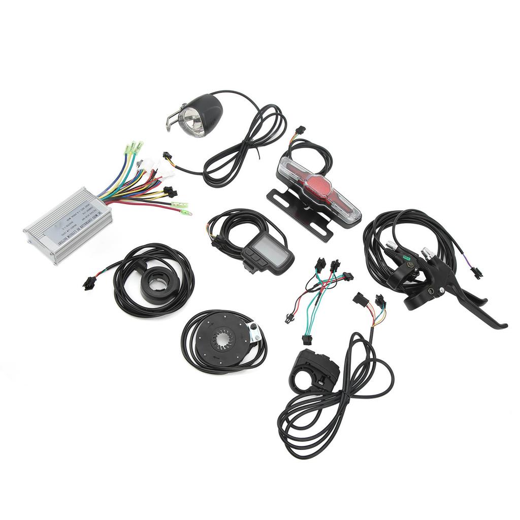 Zestaw do konwersji roweru elektrycznego, silnik 17A, sterownik silnika i zestaw mierników EN06 dla 250 W do 350 W
