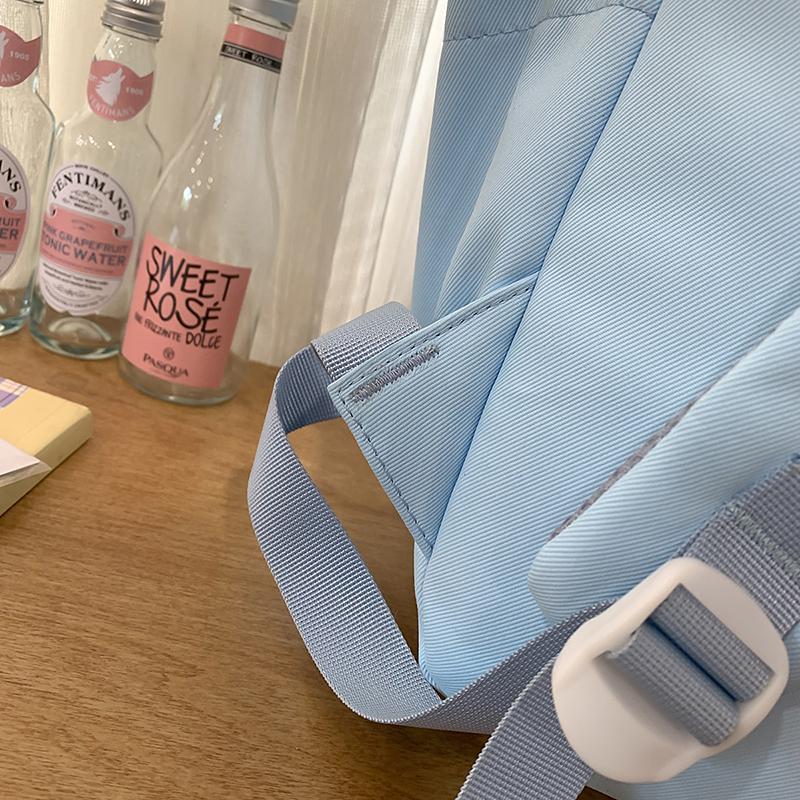 Large Capacity Junior Senior High School Schoolbag Women's Cartoon Color Contrast Backpack