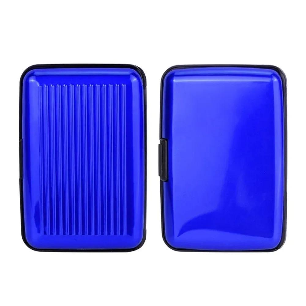 Aluminum Metal Bankcard Blocking Hard Case Wallet Credit Card Anti-RFID Scanning  for Men and Women Protect Holder