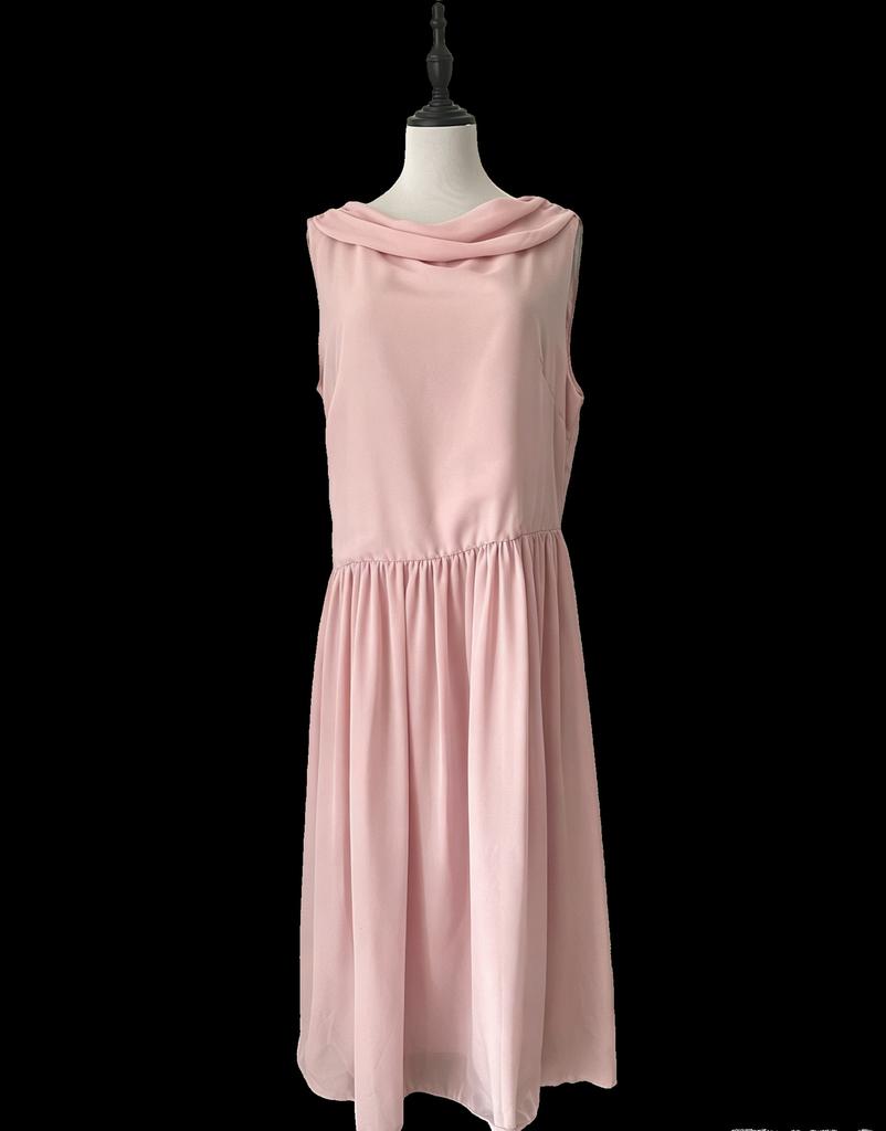European and American Vacation Elegant Party Vacation Elegant Chiffon Dress New