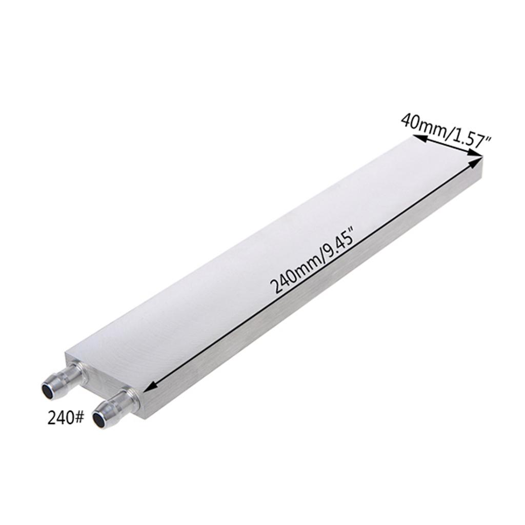 Aluminum Water Cooling Block Heat Sink System For Miner Machine Standard Water Cooling Blocks 40x120mm 40x80mm 40x160mm