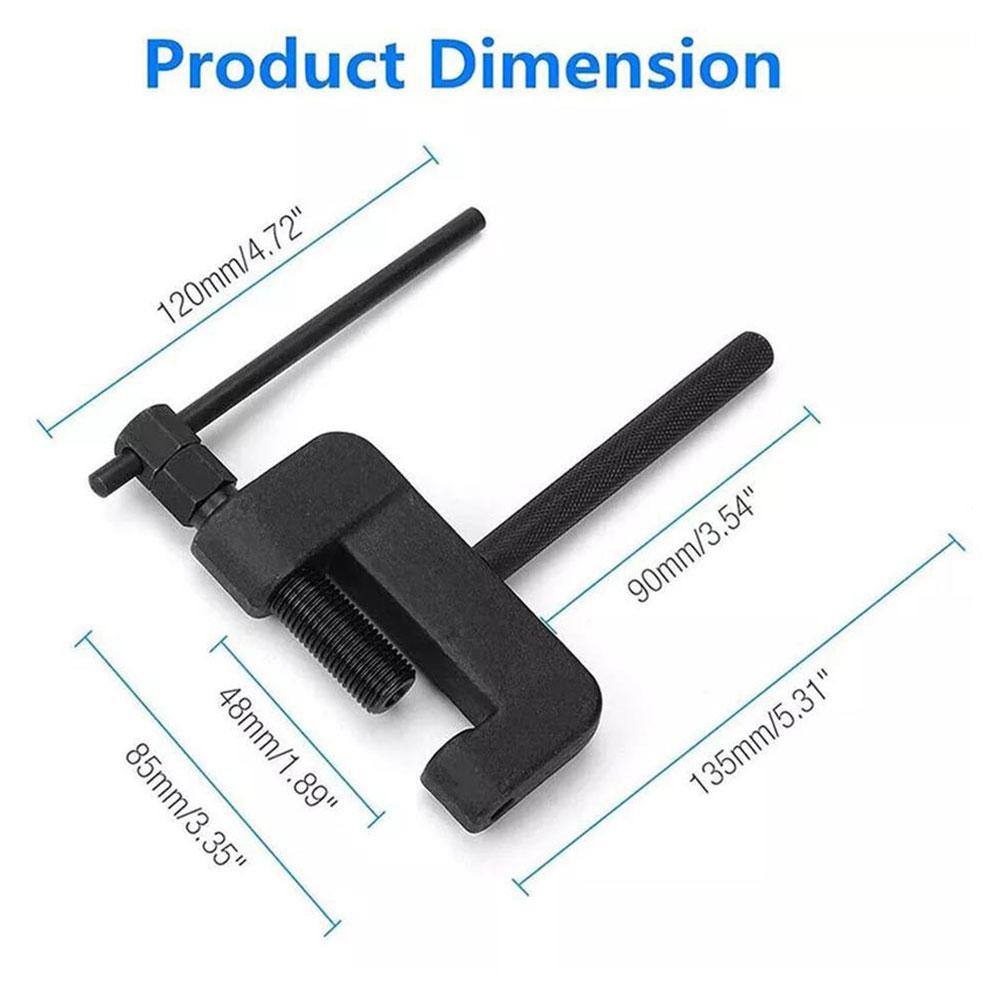 13Pcs Riveting Repair Tool Kit With Red Case Motorcycle Bike Heavy Duty Splitter Link Riveter Set Cam Drive Chain Breaker