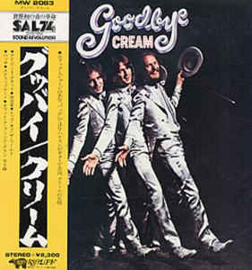 LP Record CREAM  Goodbye MW2083 RSO 1974 Japan Rock Used