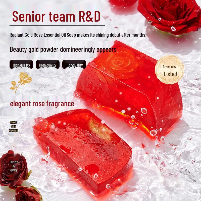 Gold Rose Essential Oil Handmade Soap