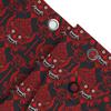 Red And Black Monster Shower Curtain With Gothic Design Halloween Decor For Bathroom Waterproof Fabric Home Dcor Accessories!