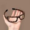 Women's High-End Leopard Velvet Eyeglasses Headband - Versatile Fashion Hair Accessory for Summer