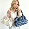 Women Denim Star Tote Bag, Large Capacity Casual Shoulder Bag Y2K Style Vintage Handbag for School, Daily & Travel With Star Pendant