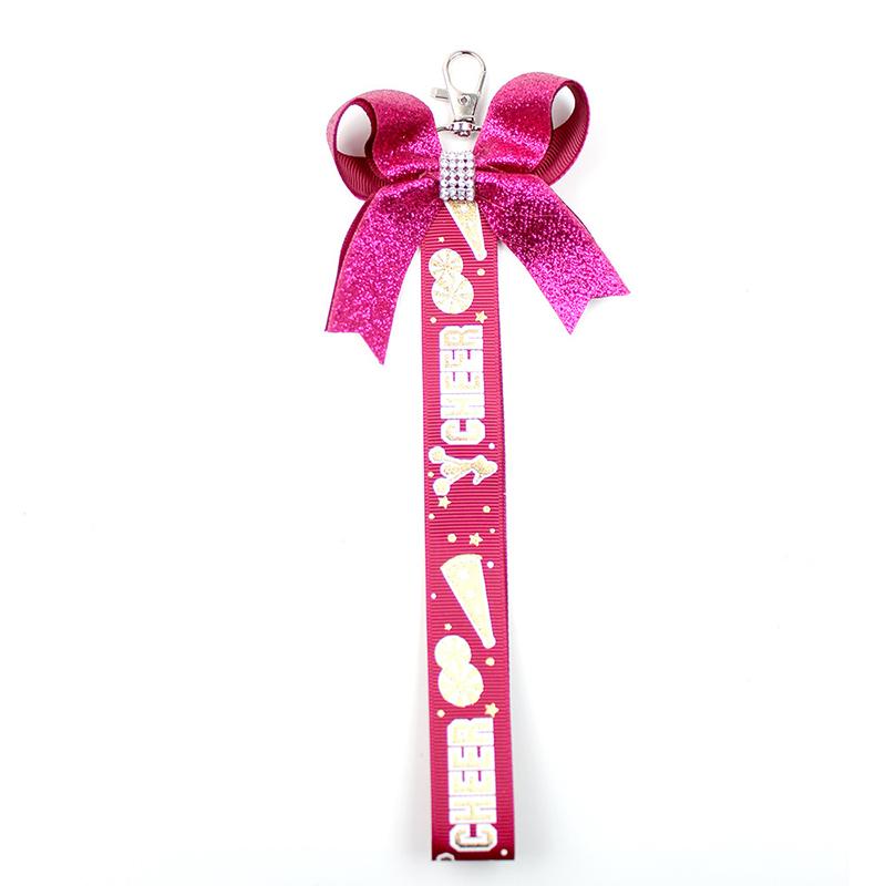 Творческий персонализированный блестящий брелок с лентой Cheer — фото 10
