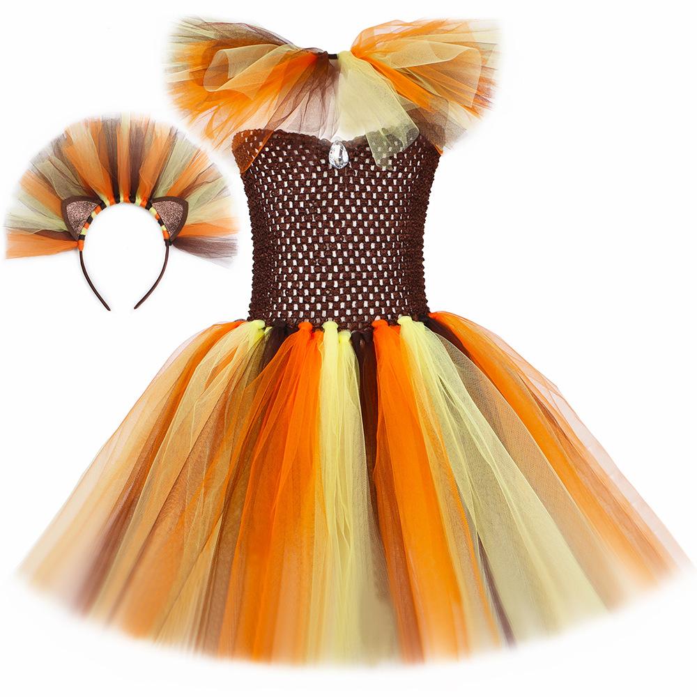 Halloween Costumes Girls Kids Tutu Dress Children Cosplay Outfit Christmas Carnival Party