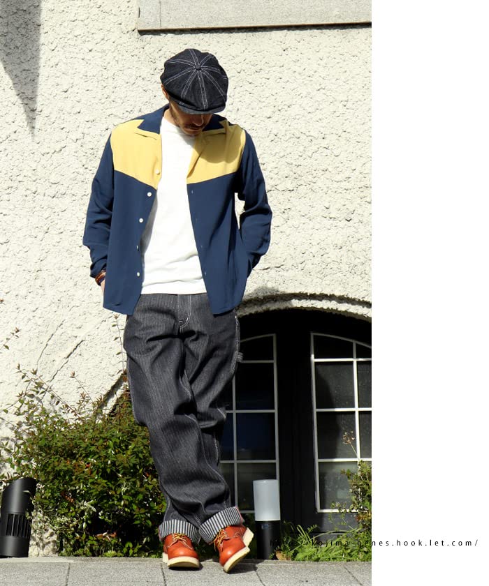 Kojima Jeans Die Weave Painter Size 34 Pants, Men's Workwear, Indigo,