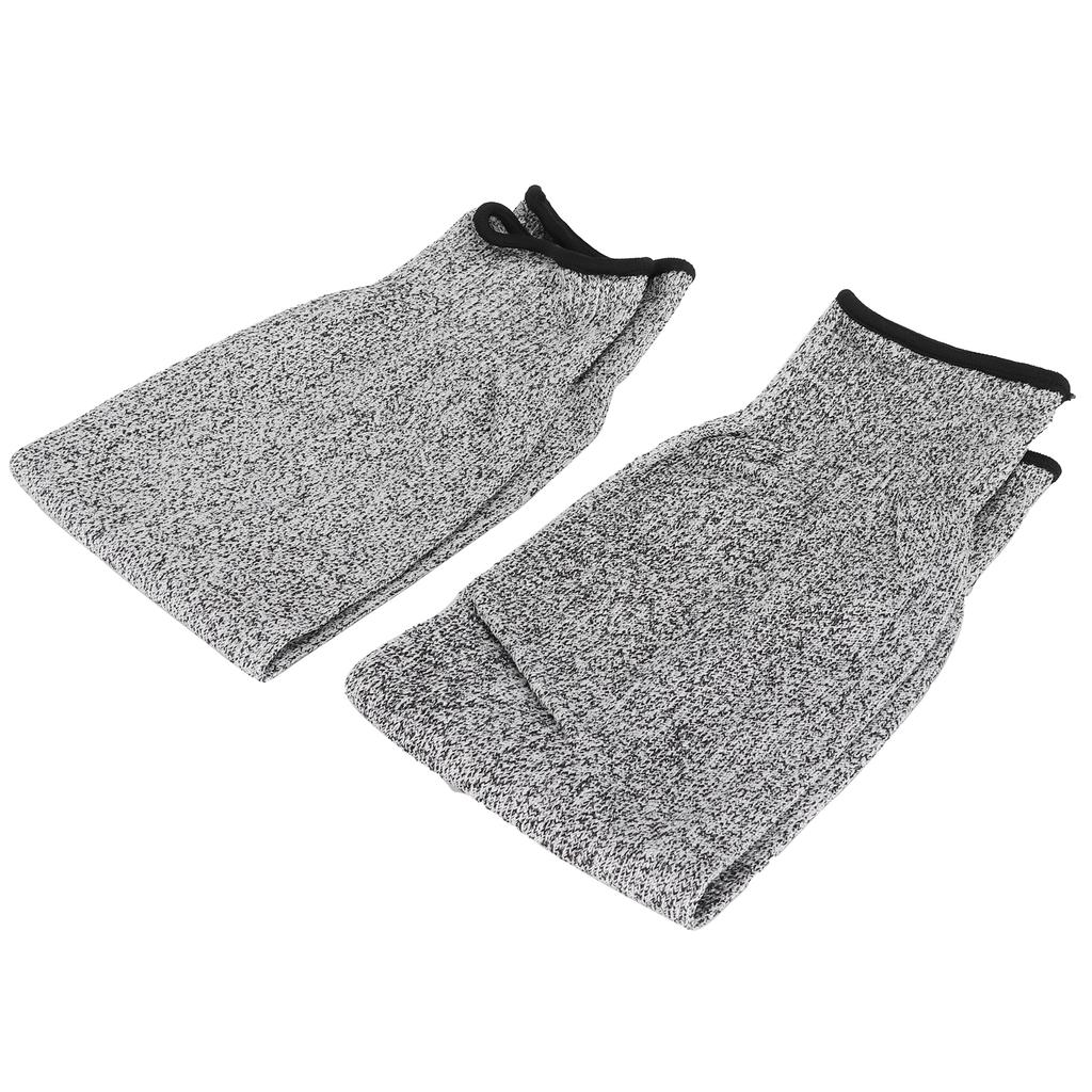 1 Pair 45cm Cut Proof Sleeves Cut Resistance Level 5 Arm Protector Sleeve for Gardening