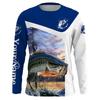 Fishing Series 3D Digital Printed Men's Street Trendy Round Neck Long Sleeve T-shirt